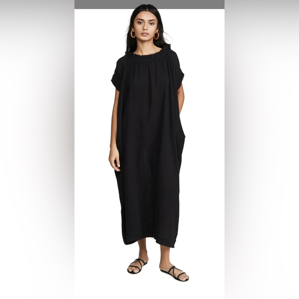Mikoh | Mirakami Beach/Swim Cover Up Maxi Dress | Black
